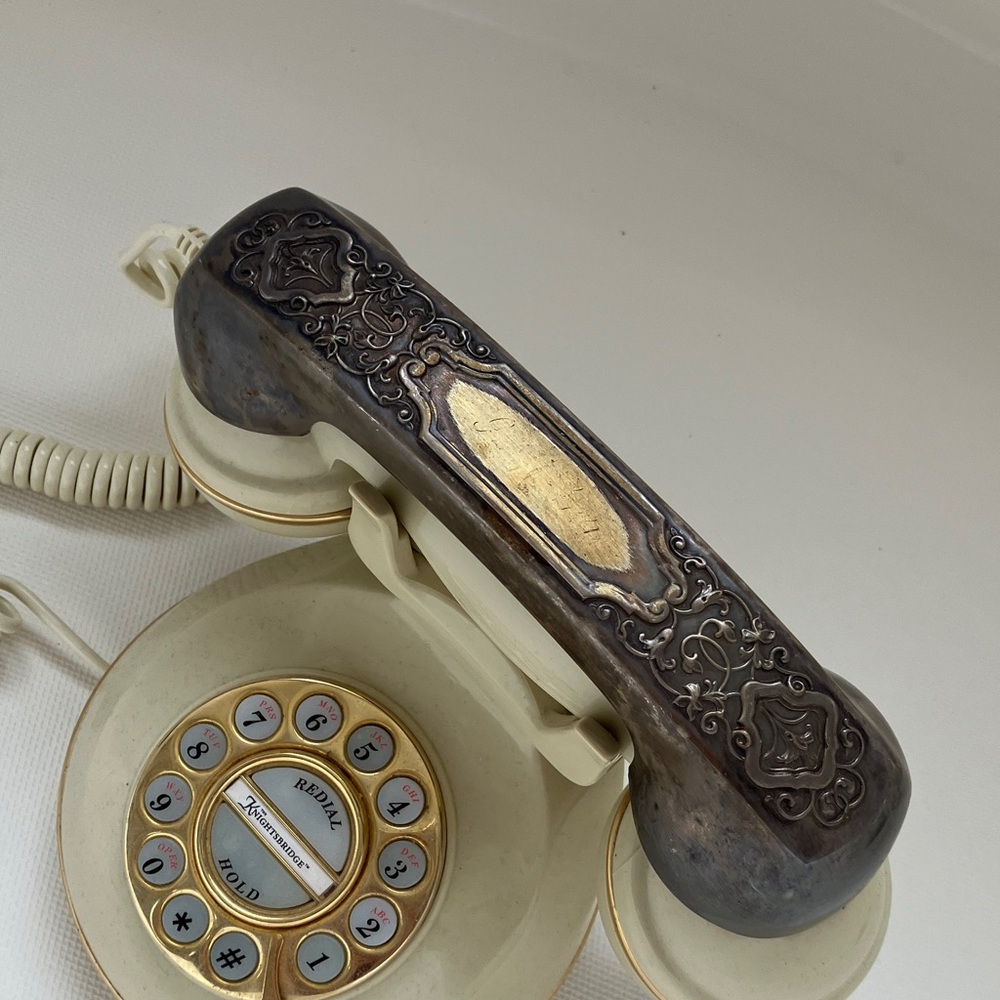 Vintage telephone cover